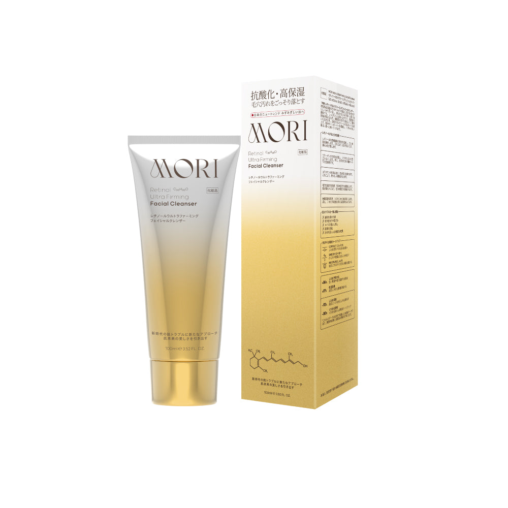 MORI Retinol Ultra Firming Facial Cleanser | โมริ เรตินอล อัลตร้า เฟิร์มมิ่ง คลีนเซอร์ 100 g. | モリ レチノールウルトラファーミングフェイシャルクレンザー
