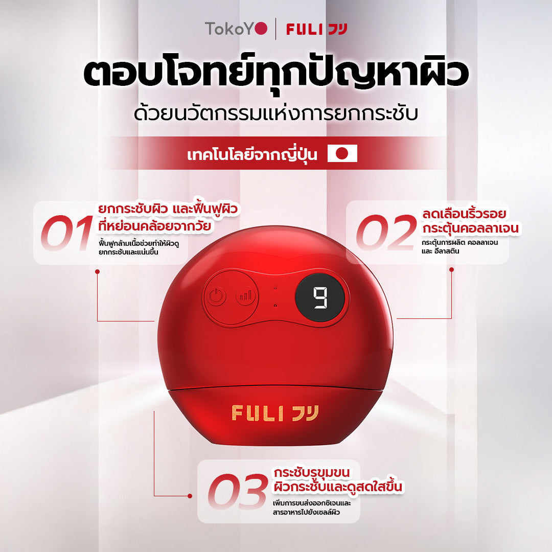 MORI Ruby Red Astaxanthin Perfect Skin Set | รูบี้เรด เพอร์เฟกต์สกิน เซต (ไม่มีกระจก)