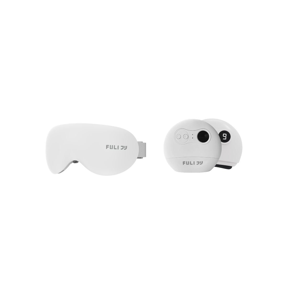 เซตหน้าเรียวเย็นสบายตา | FULI Eye Massager Pro + FULI Natural Stone Electric Gua Sha