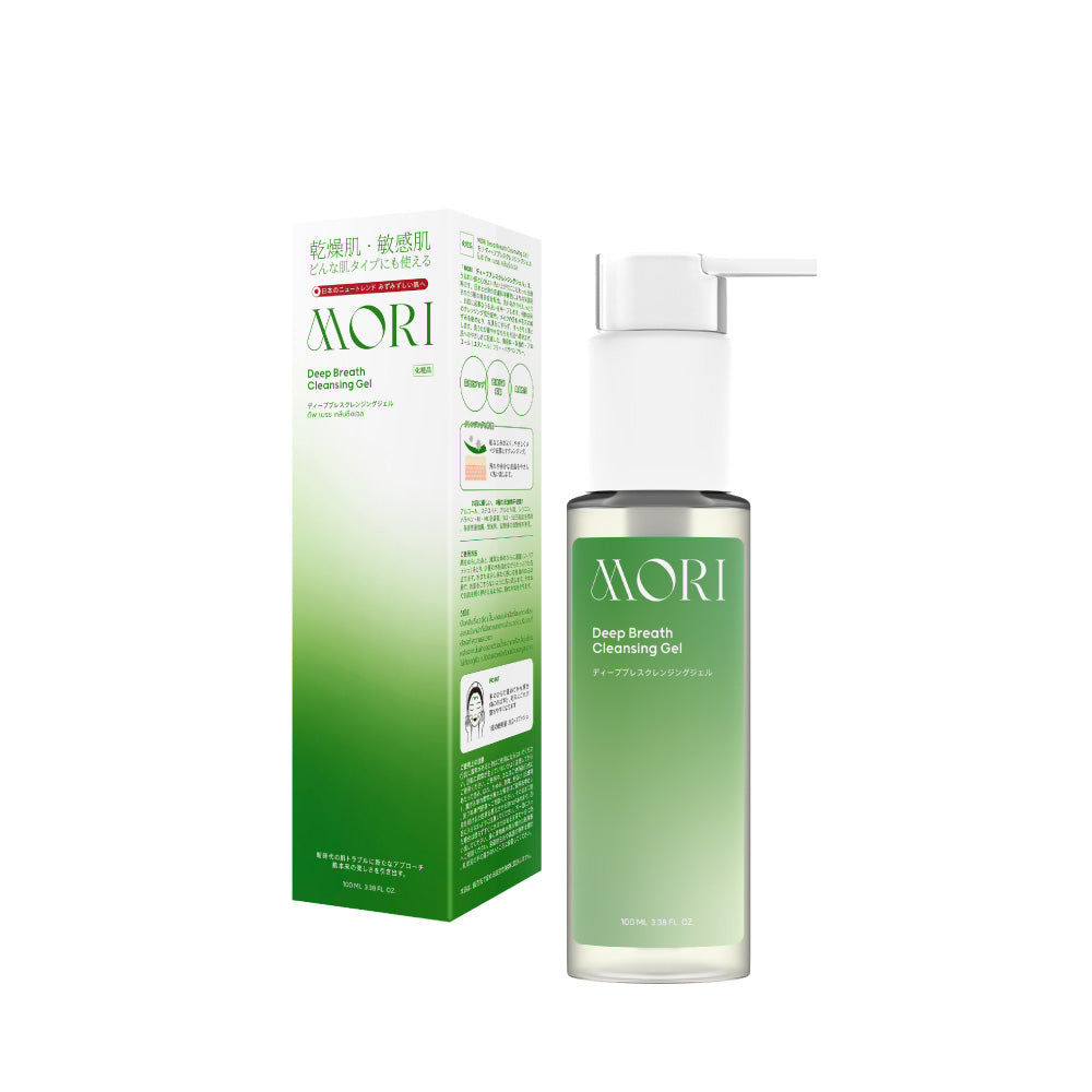 MORI Deep Breath Cleansing Gel | โมริ ดีพ เบรธ คลีนซิ่งเจล | モリ ディープブレスクレンジングジェル