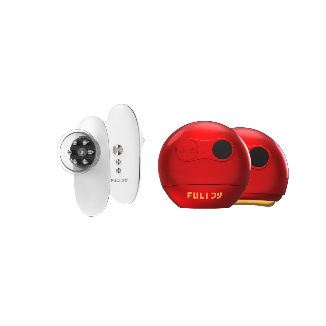 เซตสวยกระชับครบสูตร | FULI CelluSculpt Face & Body Contour Device + FULI RubyWave Beauty Gua Sha