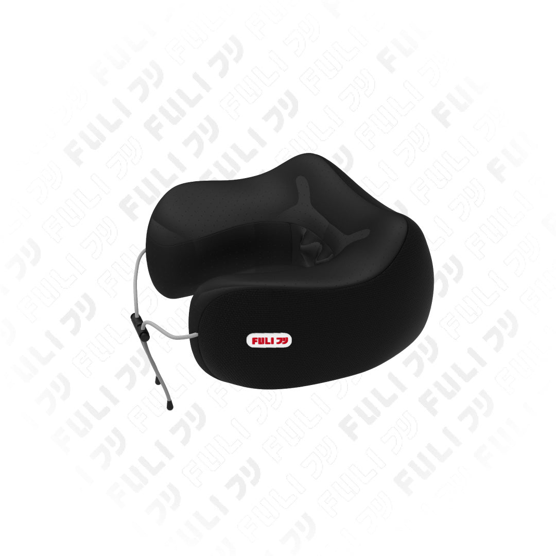เซตนวดเย็นคอหน้าเรียว FULI Cool Tech Massage Neck Pillow + Natural Stone Electric Gua Sha