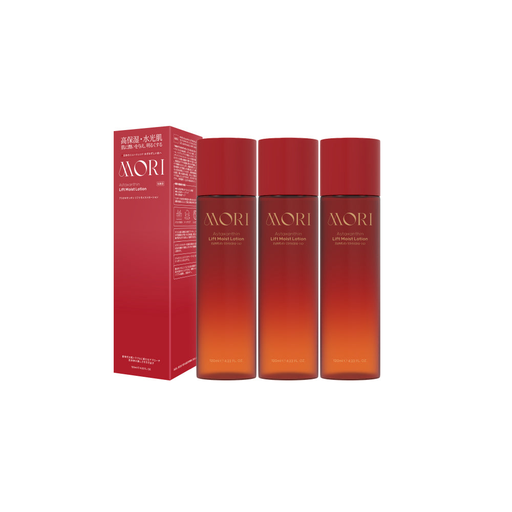 [ซื้อ 3 ชิ้นคุ้มสุด!!] MORI Astaxanthin Lift Moist Lotion | โมริ แอสตาแซนธิน ลิฟท์ มอยส์ โลชั่น 120 ml. | モリ アスタキサンチン リフトモイストローション 120ml