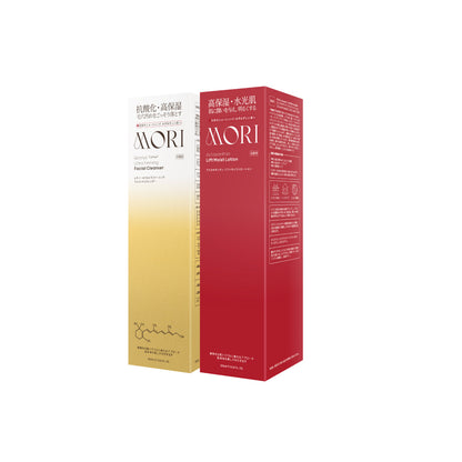 [คู่หูผิวตึงหน้าฉ่ำ] MORI Retinol Ultra Firming Facial Cleanser | โมริ เรตินอล อัลตร้า เฟิร์มมิ่ง คลีนเซอร์ 100 g. - 1 ชิ้น + MORI Astaxanthin Lift Moist Lotion | โมริ แอสตาแซนธิน ลิฟท์ มอยส์ โลชั่น 120 ml.  - 1 ชิ้น