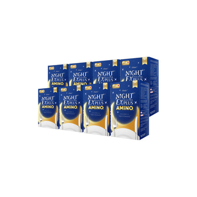 [ซื้อ 4 แถม 4] Tokoyo Night Ex Plus [Amino] | 30 แคปซูล*8 - รวม 240 แคปซูล | รับฟรี Mori Retinol cleanser ขนาด 100ml