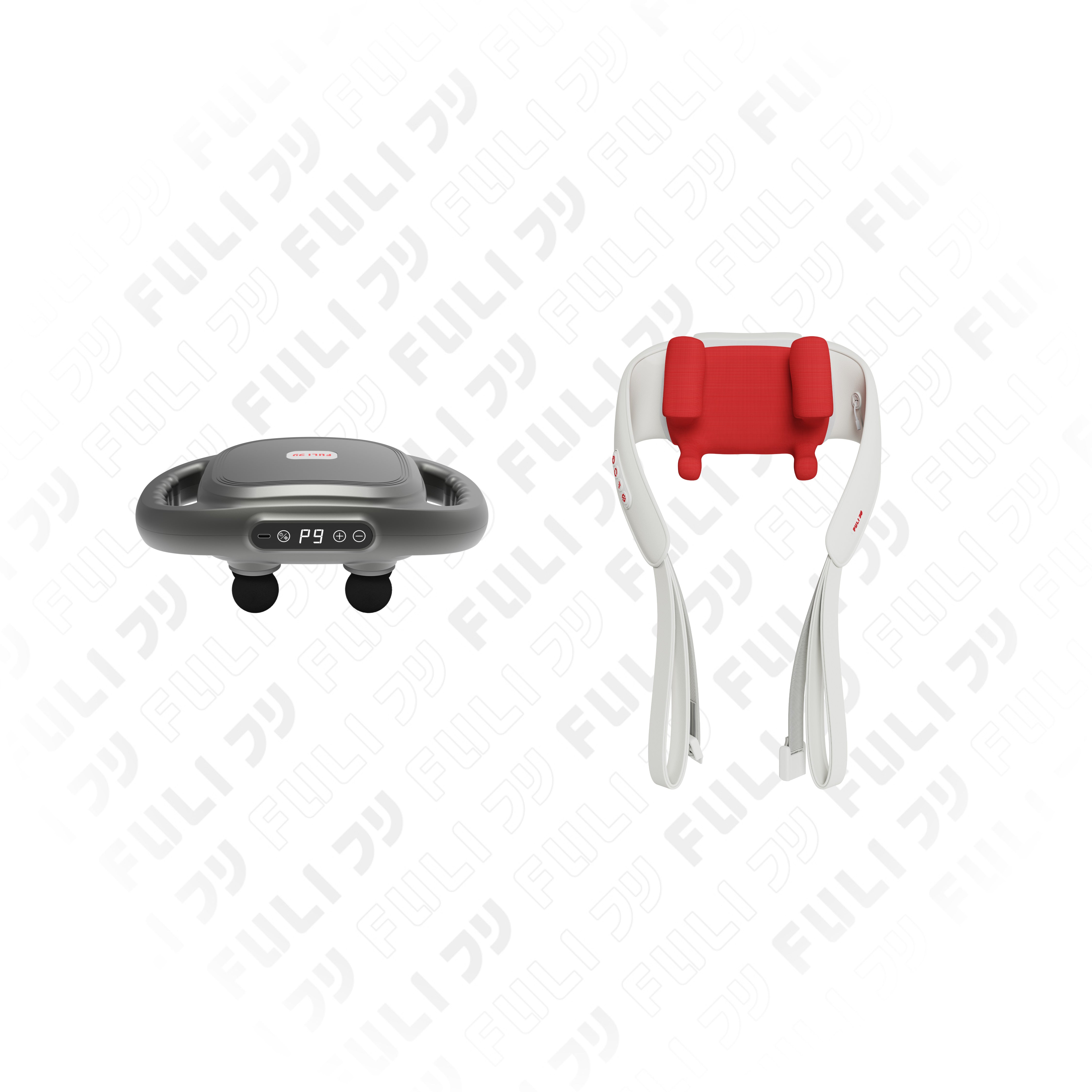 เซตลดปวดเมื่อย | FULI MaxRelief Muscle Massager + FULI Neck and Shoulder Massager