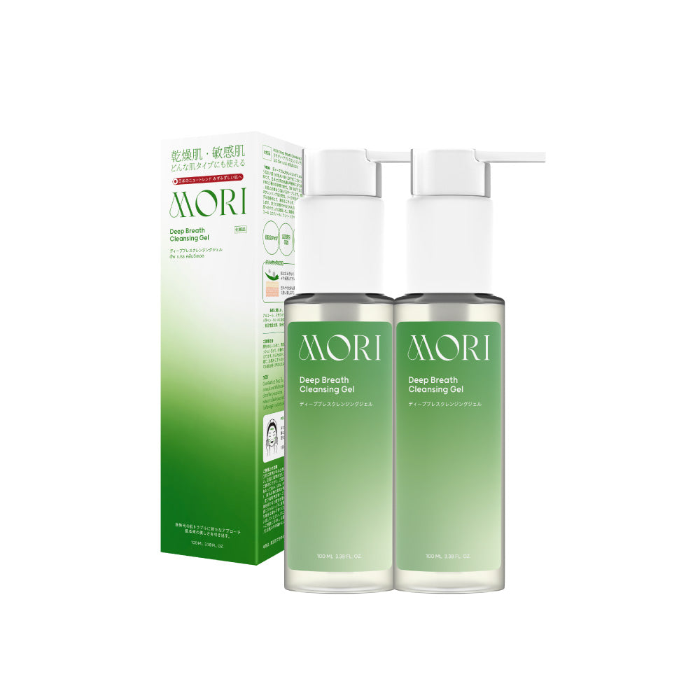 [ซื้อ 2 ชิ้นราคาดีกว่า] MORI Deep Breath Cleansing Gel | โมริ ดีพ เบรธ คลีนซิ่งเจล | モリ ディープブレスクレンジングジェル