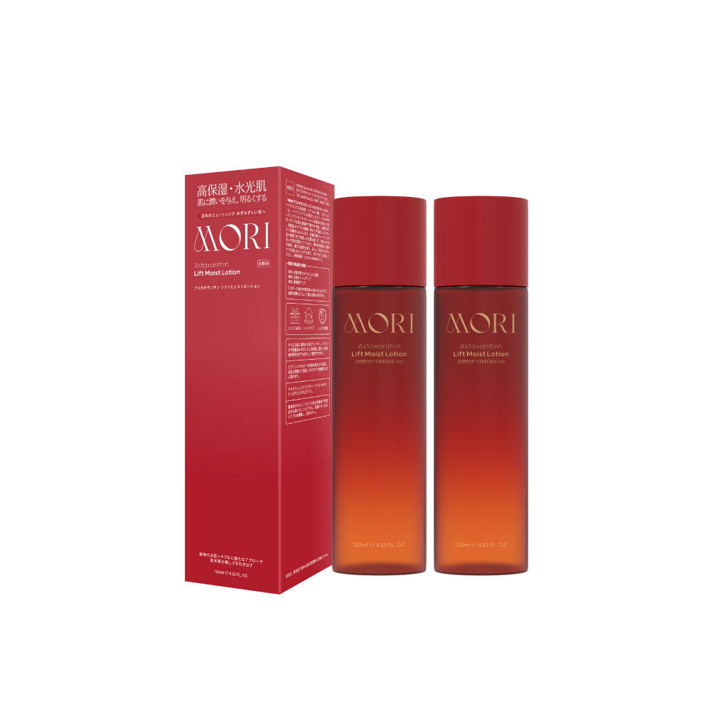 [ซื้อ 2 ชิ้นราคาดีกว่า!!] MORI Astaxanthin Lift Moist Lotion | โมริ แอสตาแซนธิน ลิฟท์ มอยส์ โลชั่น 120 ml. | モリ アスタキサンチン リフトモイストローション 120ml
