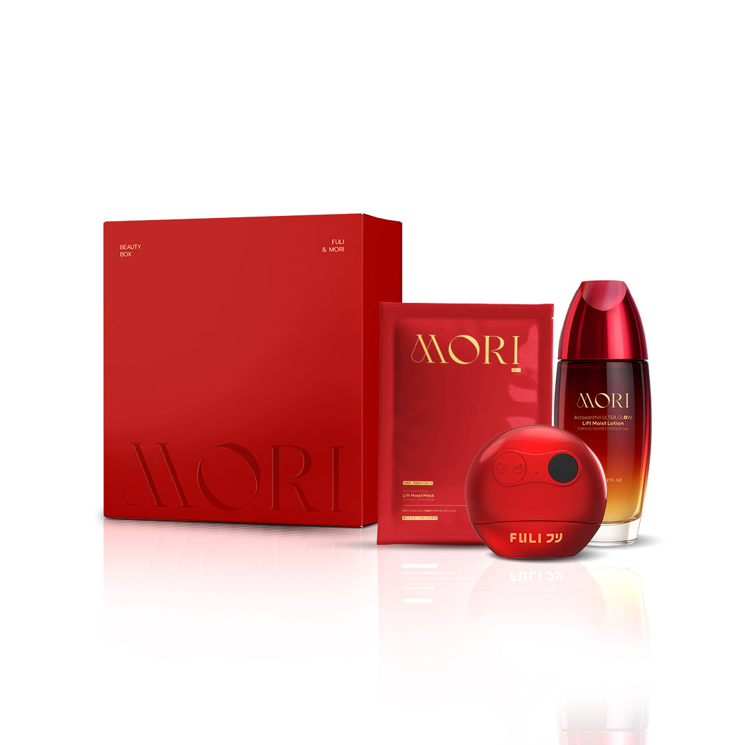 MORI Ruby Red Astaxanthin Perfect Skin Set | รูบี้เรด เพอร์เฟกต์สกิน เซต (ไม่มีกระจก)
