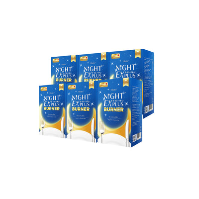 [ซื้อ 3 แถม 3] Tokoyo Night Ex Plus [Burner] | 30 แคปซูล*6 - รวม 180 แคปซูล | รับฟรี โมริ มาส์กส้มสีเลือด 7 นาที - 1 กล่อง [5 ชิ้น]