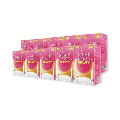 [ซื้อ 5 แถม 5] Tokoyo Night Ex Plus [Beauty] | 30 แคปซูล*10 - รวม 300 แคปซูล |  รับฟรี! แอสตาแซนธิน พลัส 24 แคปซูล 2 กล่อง